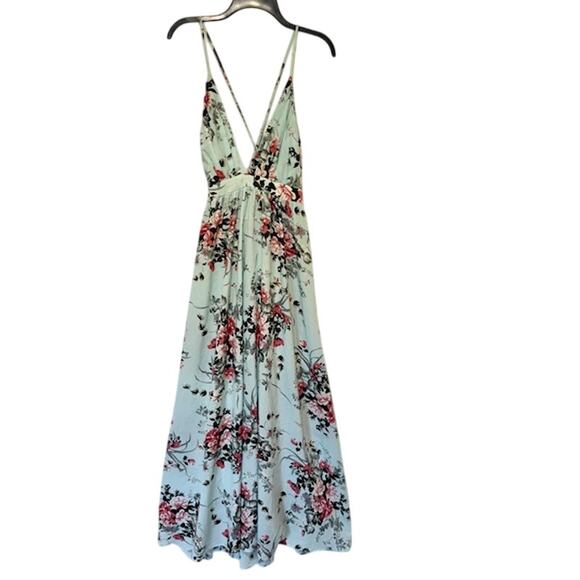 SHEIN Dresses & Skirts - Womens Y2K Babydoll Maxi Floral Dress Medium Fairycore Cottagecore Coquette